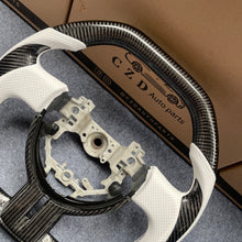 Load image into Gallery viewer, czd auto parts carbon fiber steering wheel for Toyota 86 2012-2016 with white leather