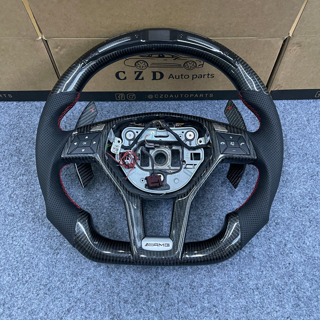 czd auto parts carbon fiber steering wheel for 2014 Mercedes E63 AMG-S
