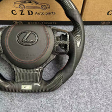 Load image into Gallery viewer, CZD auto parts for Lexus CT200H 2014-2018 carbon fiber steering wheel with airbag cover