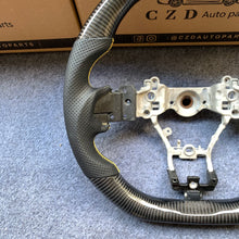 Load image into Gallery viewer, CZD auto parts for Subaru WRX STI  2015-2020 carbon fiber steering wheel with yellow stitching