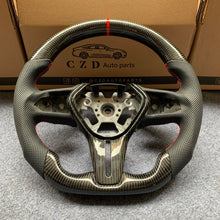 Load image into Gallery viewer, czd auto parts carbon fiber steering wheel for Infiniti Q60 2016-2018 with red stripe