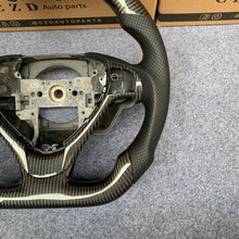 Load image into Gallery viewer, CZD auto parts for  Acura ZDX 2009-2012 carbon fiber steering wheel with red stripe line