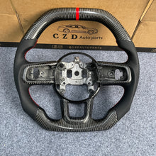 Load image into Gallery viewer, CZD auto parts JEEP WRANGLER JL GLADIATOR 2018+ carbon fiber steering wheel