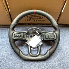 Load image into Gallery viewer, CZD auto parts JEEP WRANGLER JL GLADIATOR 2018+ carbon fiber steering wheel with matte carbon
