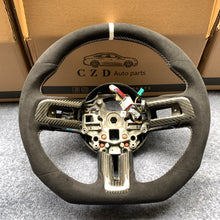 Load image into Gallery viewer, CZD auto parts for Ford SHELBY GT350R GENUINE 2018-2021 carbon fiber steering wheel with full alcantara leather