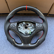 Load image into Gallery viewer, CZD auto parts for BMW 3 Series E90 E91 E92 E93 2006-2011 carbon fiber steering wheel with gloss black carbon fiber