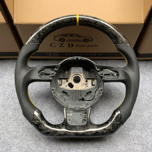 CZD auto parts carbon fiber steering wheel for Audi RS Q3 (8U)