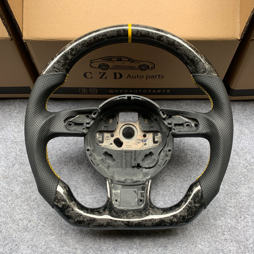 CZD auto parts carbon fiber steering wheel for Audi RS Q3 (8U)