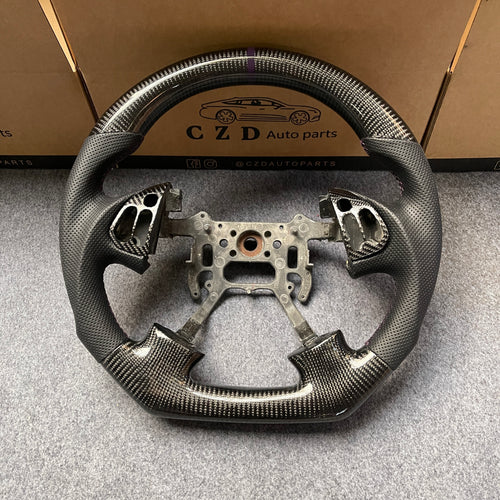 czd auto parts carbon fiber steering wheel for Acura TL with black stripe