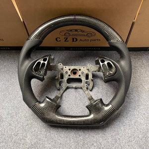 czd auto parts carbon fiber steering wheel for Acura TL with black stripe