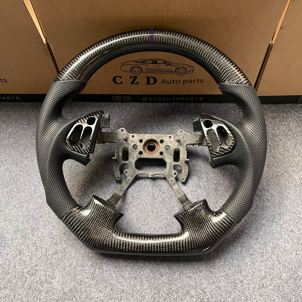 czd auto parts carbon fiber steering wheel for Acura TL with black stripe