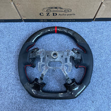 Load image into Gallery viewer, CZD auto parts for Acura TL 2004-2006 carbon fiber steering wheel with red stripe line