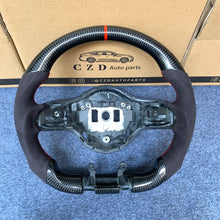 Load image into Gallery viewer, CZD auto parts for Mercedes Benz AMG A35 W177 GT C190 C43 W205 C63S W205 CLA35 C118 2019-2021 carbon fiber steering wheel with alcantarra leather side