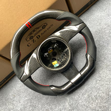 Load image into Gallery viewer, CZD auto parts for All Boxster models - 2013-2016 carbon fiber steering wheel with red stripe line