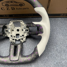Load image into Gallery viewer, CZD auto parts for Ford Mustang 2015-2017 carbon fiber steering wheel with purple flakes