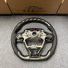 Load image into Gallery viewer, czd auto parts carbon fiber steering wheel for toyota se with black perforated leather