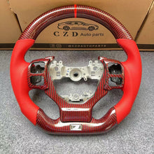 Load image into Gallery viewer, CZD auto parts carbon fiber steering wheel for Lexus IS250 IS300 IS350 2014-2020 with red carbon fiber