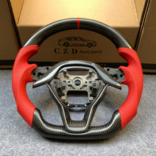 Load image into Gallery viewer, CZD auto parts For Honda Insight/10th gen Accord EXL/EX/LX 2018-2022 Carbon Fiber Steering Wheel With red perforated leather