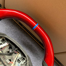 Load image into Gallery viewer, CZD auto parts for BMW 2 Series F22  carbon fiber steering wheel with red carbon fiber