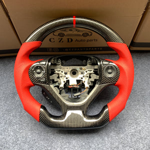 czd auto parts carbon fiber steering wheel for Honda 9th gen Civic/SI 2012-2015 with black stiching