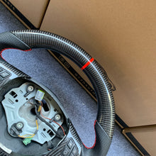 Load image into Gallery viewer, CZD autoparts for BMW M3 E90 E92 E93 2008-2013 carbon fiber steering wheel with gloss black carbon fiber