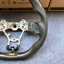 Load image into Gallery viewer, CZD auto parts for Subaru WRX STI  2015-2020 carbon fiber steering wheel with yellow stitching