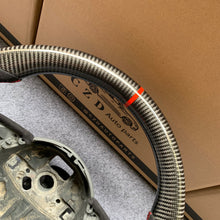 Load image into Gallery viewer, CZD auto parts for RS Q3 (8U) carbon fiber steering wheel with alcantara leather side