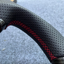 Load image into Gallery viewer, CZD auto parts for Mitsubishi Lancer Evolution Evo 7 carbon fiber steering wheel with piano red trim