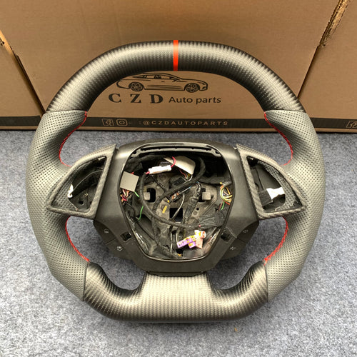 CZD auto parts carbon fiber steering wheel for Chevrolet 6th gen Camaro 2016-2020 with matte carbon fiber