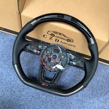 Load image into Gallery viewer, CZD auto parts for Audi A4 (B9) Avant carbon fiber steering wheel with led