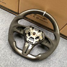 Load image into Gallery viewer, CZD autoparts for Infiniti Q50/QX50 2018-2019  carbon fiber steering wheel with  black stitching