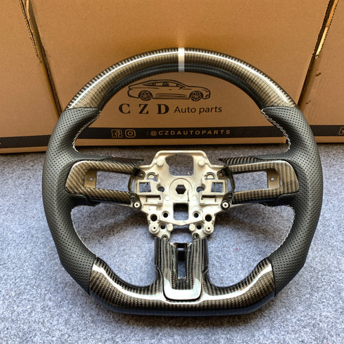czd auto parts carbon fiber steering wheel for Ford Mustang/Ford SHELBY GT350