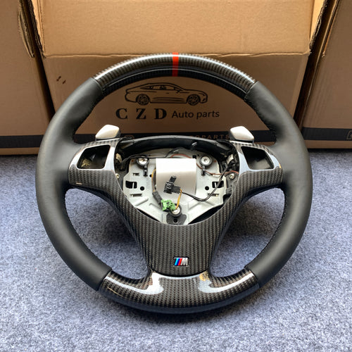 CZD autoparts for BMW X1 E84 carbon fiber steering wheel