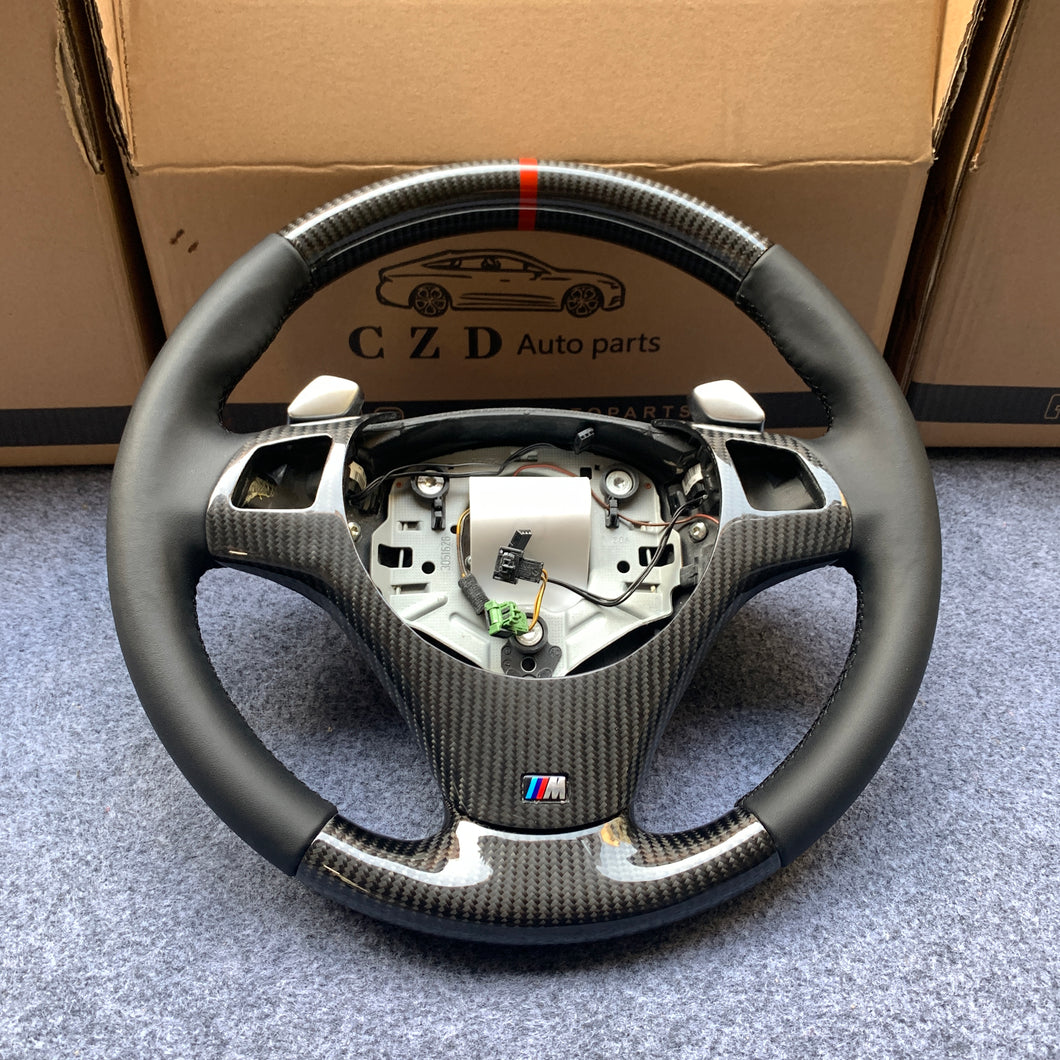 CZD autoparts for BMW X1 E84 carbon fiber steering wheel