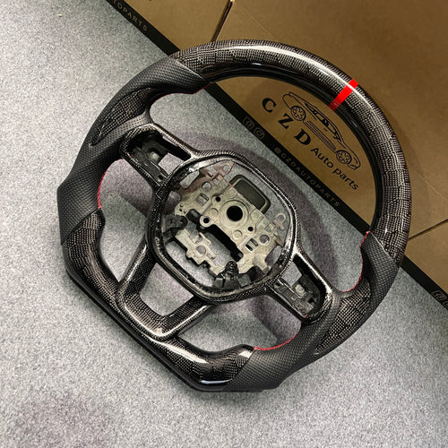 czd auto parts carbon fiber steering wheel for Honda 11th gen Civic XI 2021-2022 with honeycomb carbon fiber