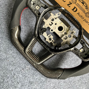 czd auto parts carbon fiber steering wheel for Honda 11th gen Civic XI 2021-2022 with gloss carbon fiber