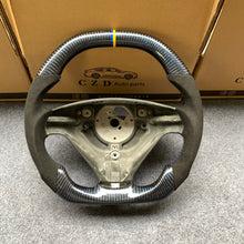 Load image into Gallery viewer, CZD auto parts for volvo s60 2005-2009 carbon fiber steering wheel with blue wire carbon fiber