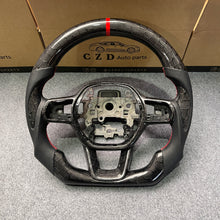 Load image into Gallery viewer, czd auto parts carbon fiber steering wheel for Honda 11th gen Civic XI 2021-2022 with honeycomb carbon fiber