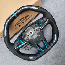 Load image into Gallery viewer, CZD auto parts for Ford Kuga 2016-2019 carbon fiber steering wheel with flat top shape
