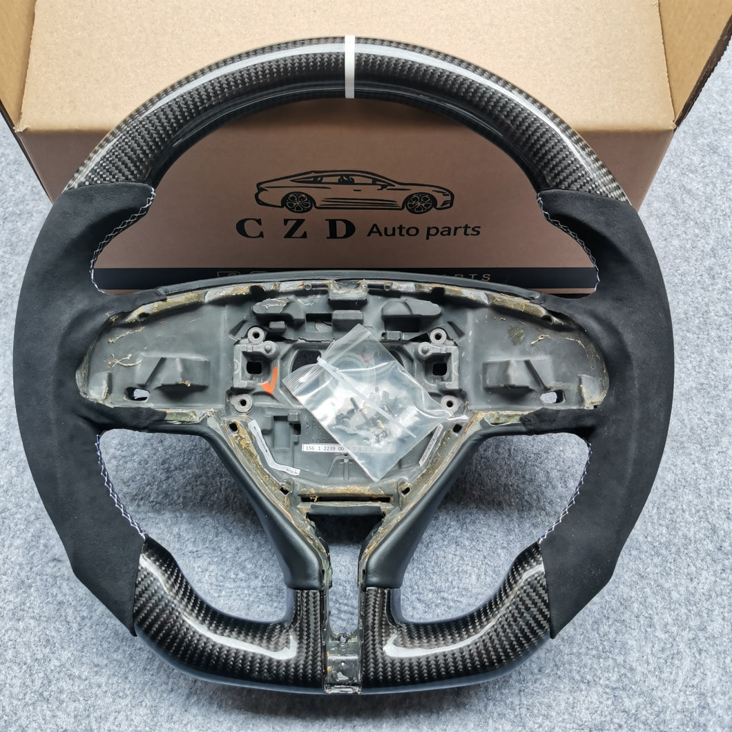 CZD auto parts carbon fiber steering wheel for Maserati Ghibli M157 2014-2019