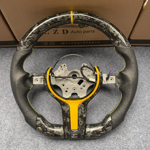 Load image into Gallery viewer, CZD auto parts for  BMW M2 F87 M3 F80 M4 F82 F83 M5 F10 M6 F06 F12 F13 X5 M F85 X6 M F86 carbon fiber steering wheel with yellow stitching