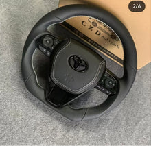 Load image into Gallery viewer, 2019-2022 Toyota 8th gen Camry se xse le xle/Avalon carbon fiber steering wheel with piano black from czd auto parts