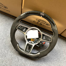 Load image into Gallery viewer, CZD auto parts for Cayenne 2015-2018 carbon fiber steering wheel with LED light