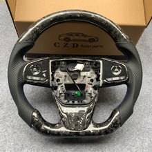 Load image into Gallery viewer, CZD auto parts for Honda CR-V CRV 2017-2021 carbon fiber steering wheel with forged carbon fiber