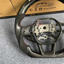 Load image into Gallery viewer, CZD auto parts for Honda 11th gen Civic XI 2021-2022 carbon fiber steering wheel with alcantara leather side