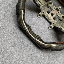 Load image into Gallery viewer, CZD auto parts JEEP WRANGLER JL GLADIATOR 2018+ carbon fiber steering wheel with flat top