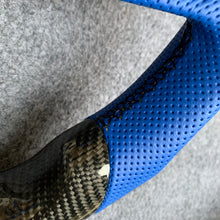 Load image into Gallery viewer, czd auto parts carbon fiber steering wheel for Honda 10th gen Civic SI 2016-2021 with blue perforated leather