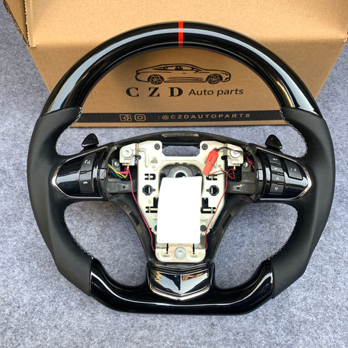 CZD auto parts carbon fiber steering wheel for Chevrolet Corvette C6 Z06 C6 2005-2013 with gloss piano black