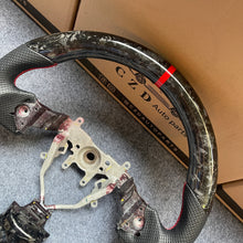 Load image into Gallery viewer, CZD auto parts for Subaru Impreza /WRX /STI/ Multifunction 2008 - 2014 carbon fiber steering wheel with forged carbon fiber