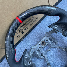 Load image into Gallery viewer, CZD auto parts for Acura TL 2004-2006 carbon fiber steering wheel with red stripe line